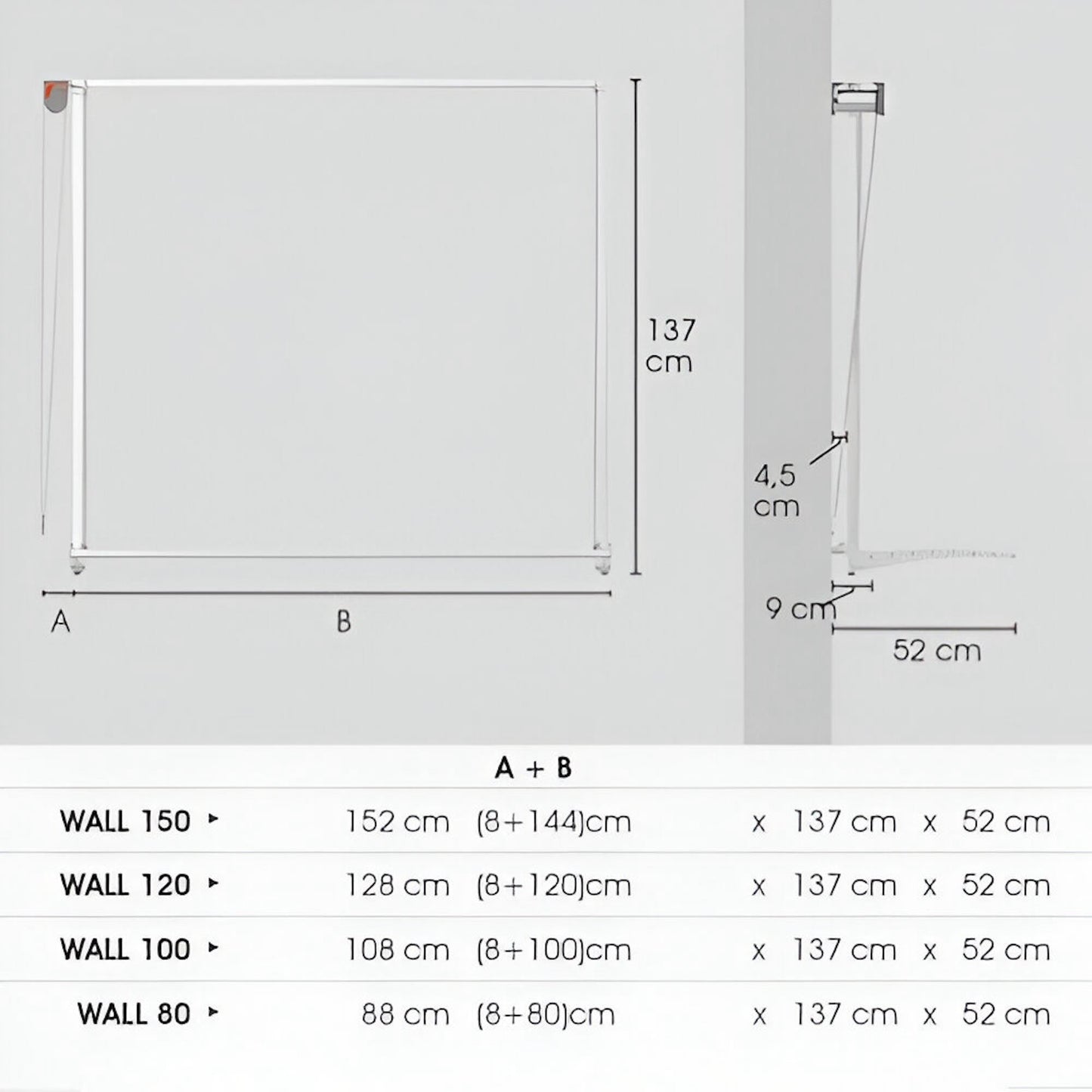 Foxydry Wall Plus - Wall Mounted Drying Rack - Simply Clotheslines