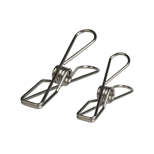 100 Twin Pack Enviro Clothes Pegs Stainless Steel 80 Regular & 20 Large - Simply Clotheslines