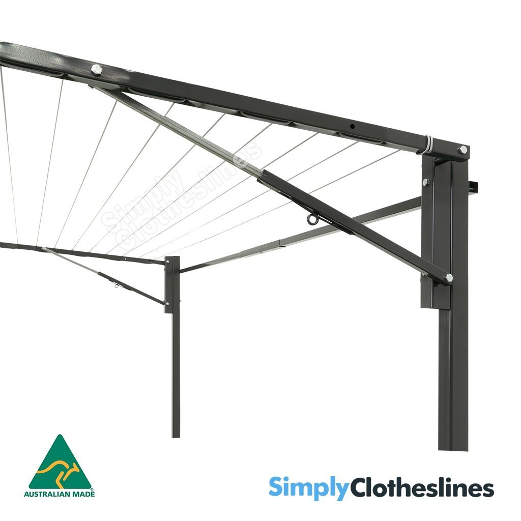 Air Dry Clothesline 2400 Ground Mount Kit - Simply Clotheslines