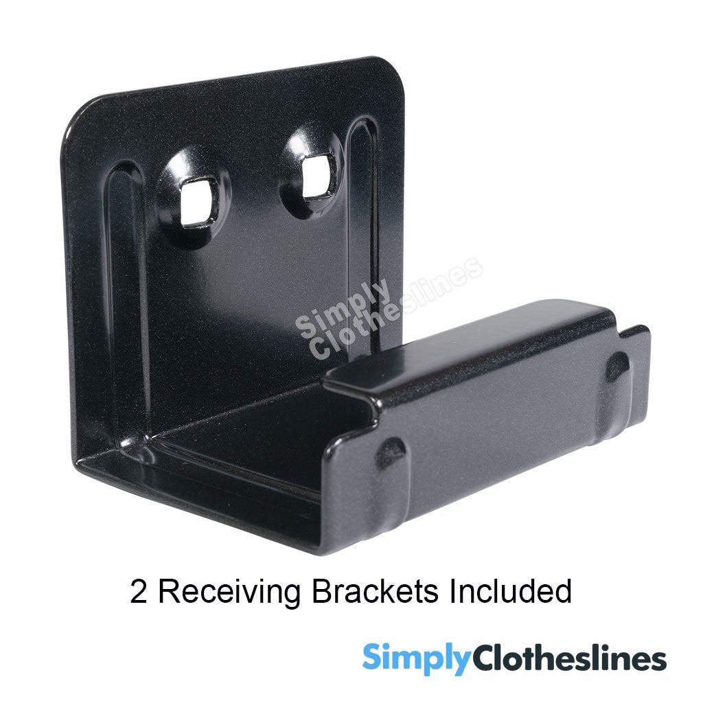 Daytek 6 Line Retractable Clotheslines (Black) - Simply Clotheslines