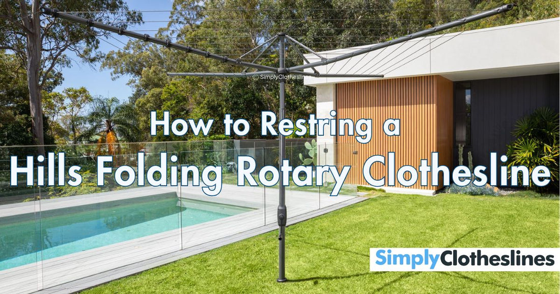 How to Restring a Hills Hoist Clothes Line | Simply Clotheslines