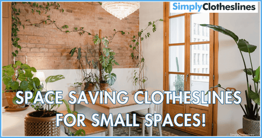 Space-Saving Clothesline Ideas for Small Spaces - Simply Clotheslines