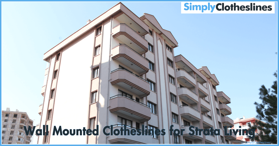 Wall Mounted Clotheslines for Apartment Strata Living - Simply Clotheslines