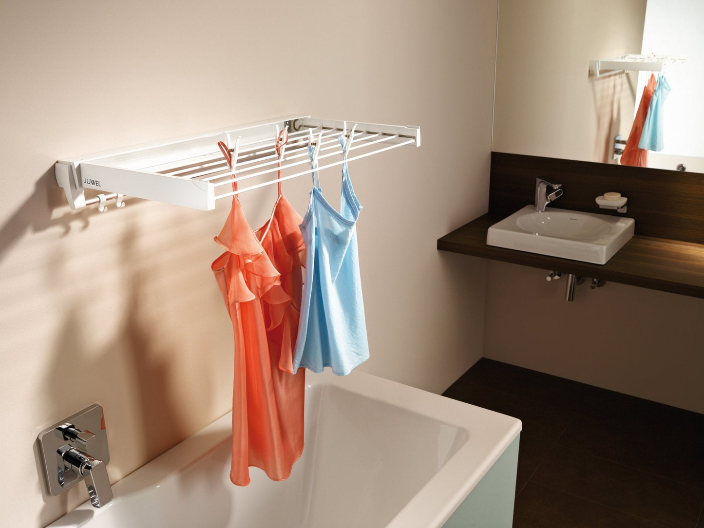 Artweger ArtDry 100 - Indoor Wall - Mounted Clothes Airer Drying Rack - Simply Clotheslines