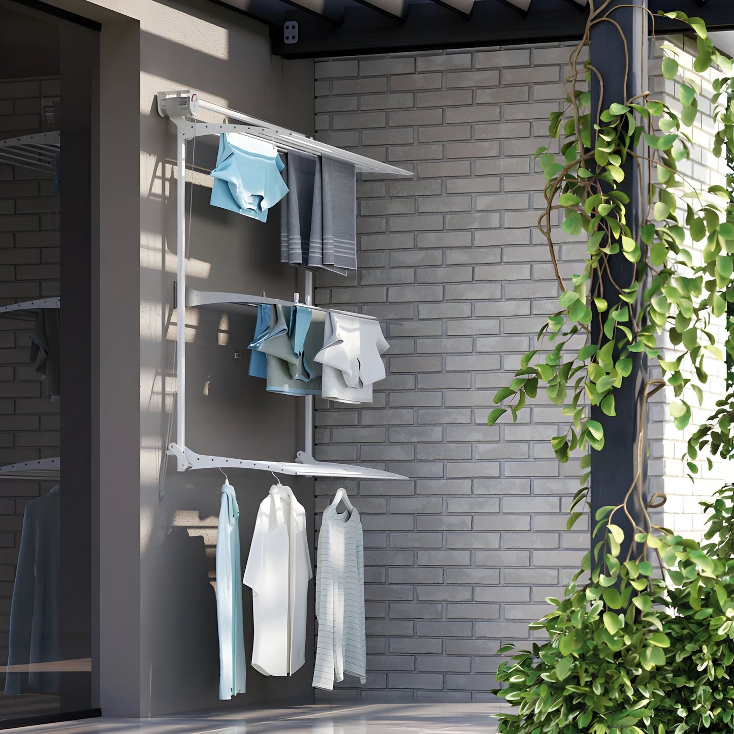 Foxydry Tower Wall Mounted Drying Rack - Simply Clotheslines