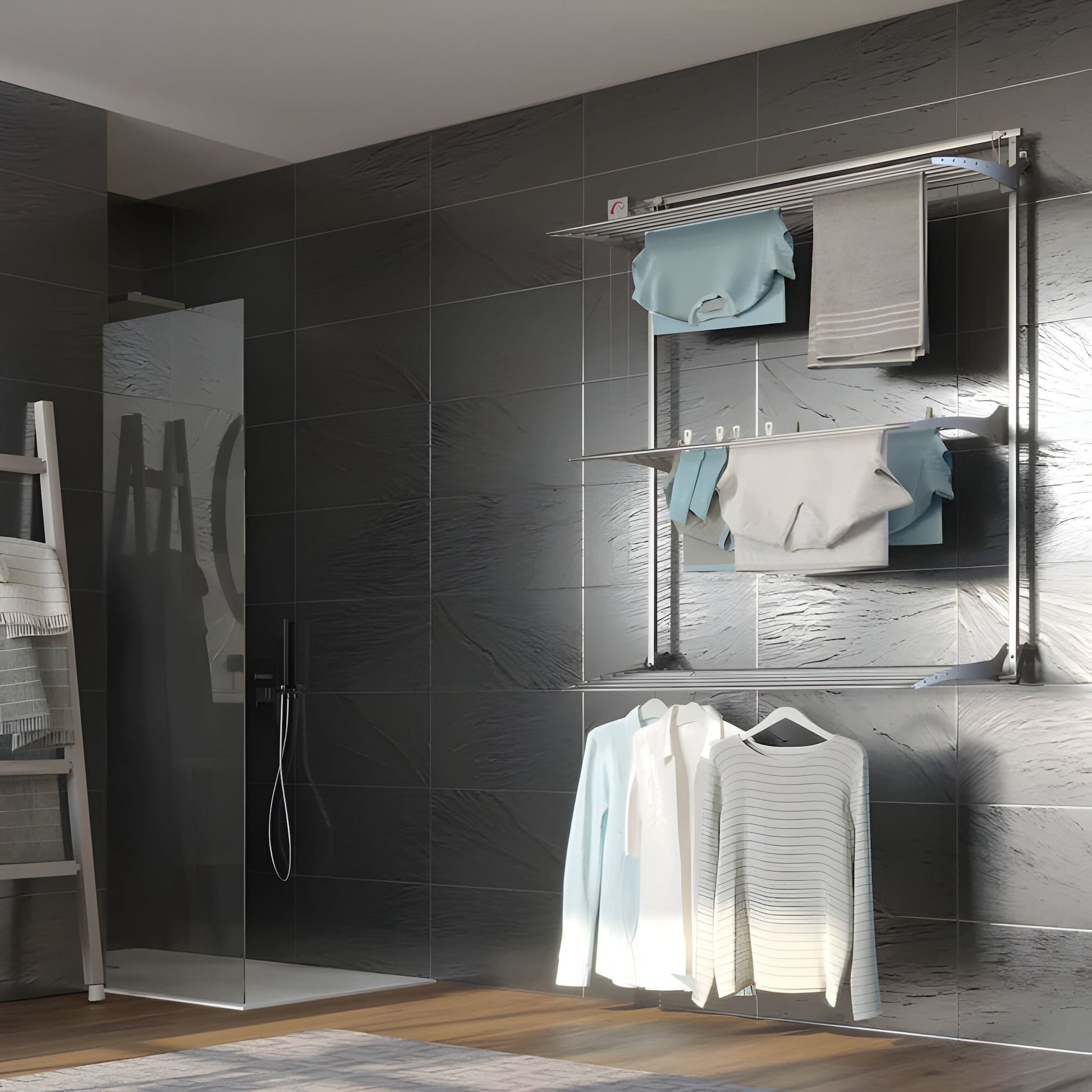 Foxydry Tower Wall Mounted Drying Rack - Simply Clotheslines