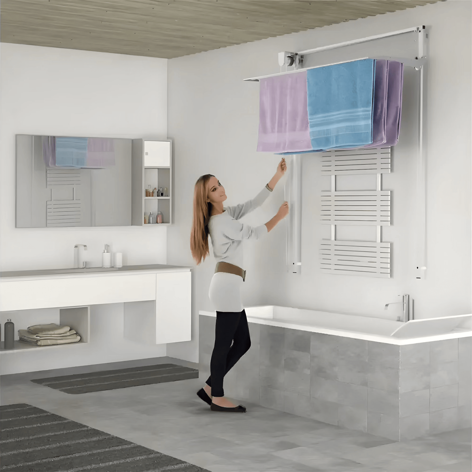 Foxydry Wall - Mounted Drying Rack - Simply Clotheslines