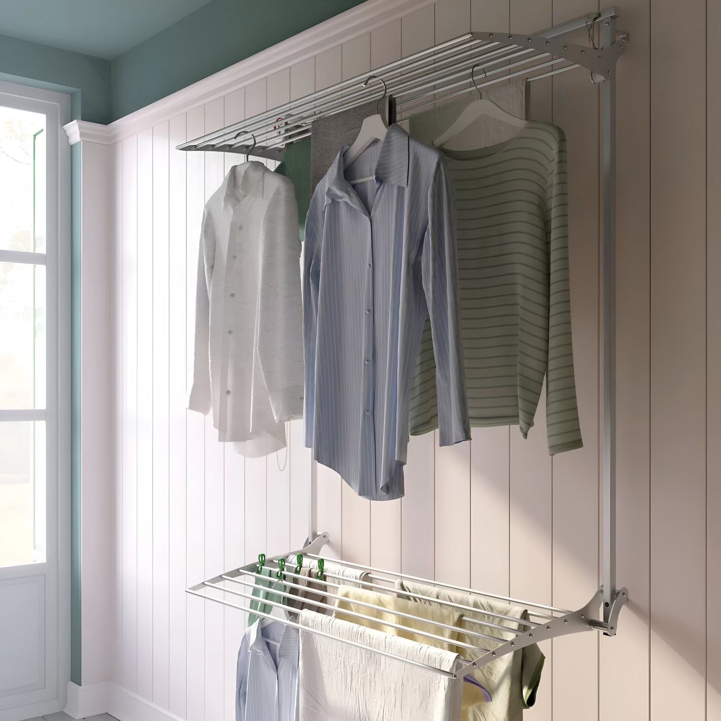 Foxydry Wall Plus - Wall Mounted Drying Rack - Simply Clotheslines