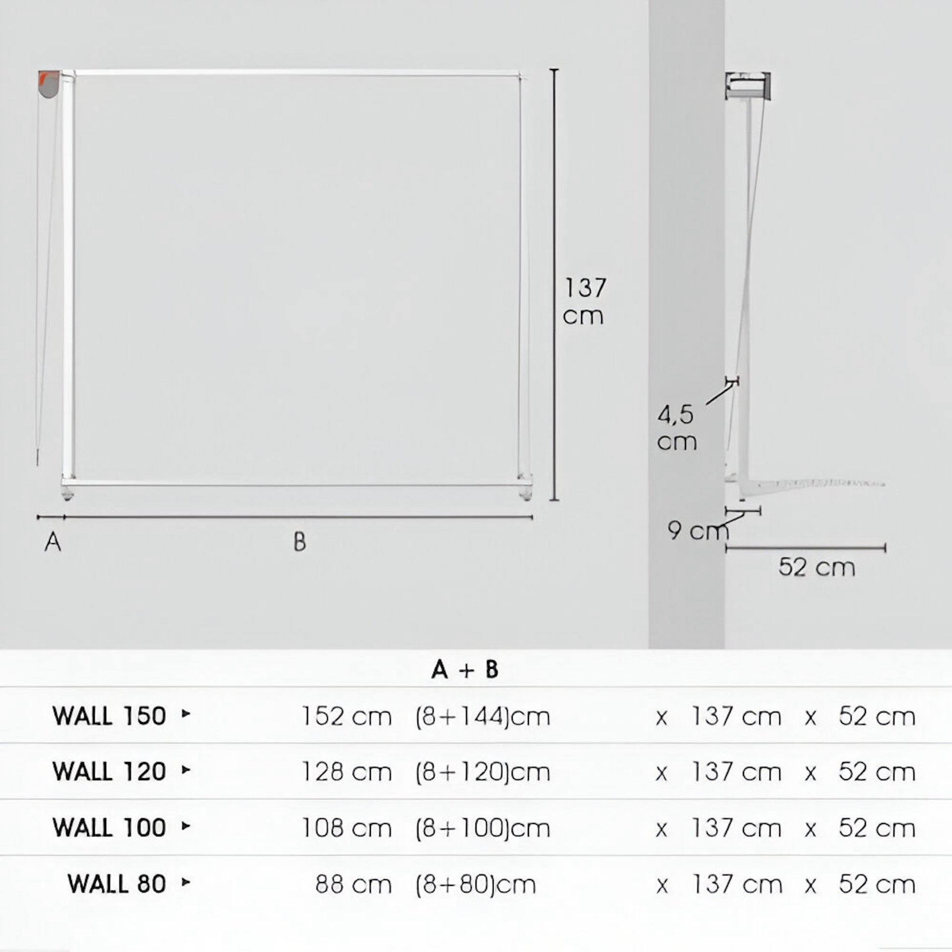 Foxydry Wall Plus - Wall Mounted Drying Rack - Simply Clotheslines