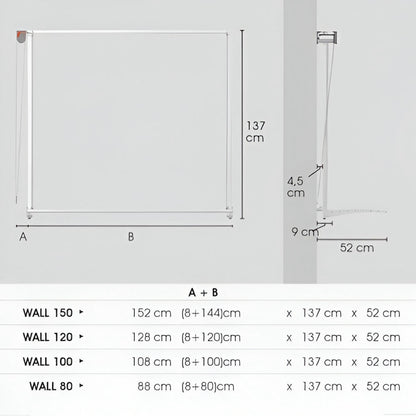 Foxydry Wall Plus - Wall Mounted Drying Rack - Simply Clotheslines