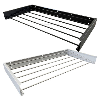 Air Dry - Wall Mount Fold Down Clothes Airer & Drying Rack - Simply Clotheslines