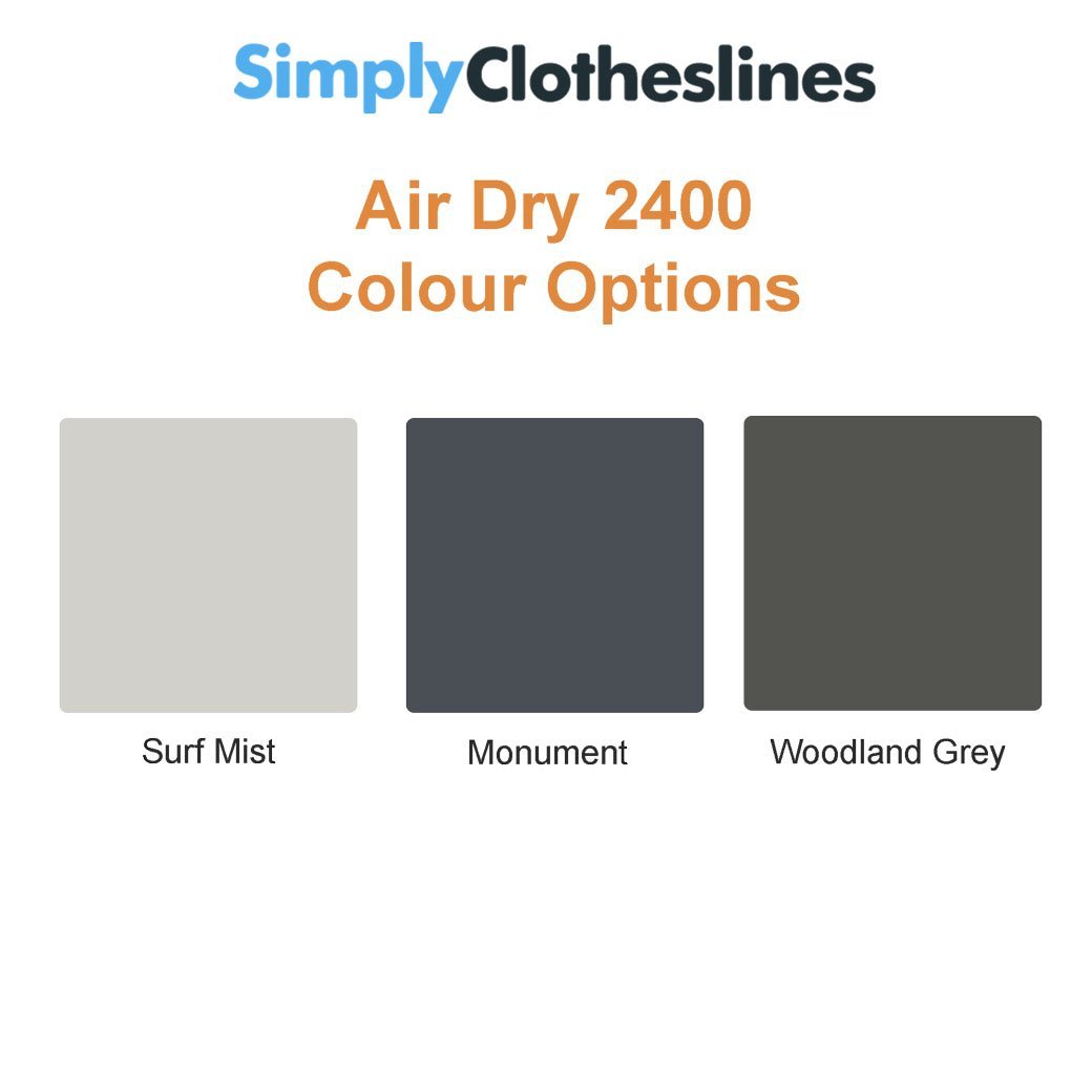 Air Dry 2400 Clothesline - Ready Made - Simply Clotheslines