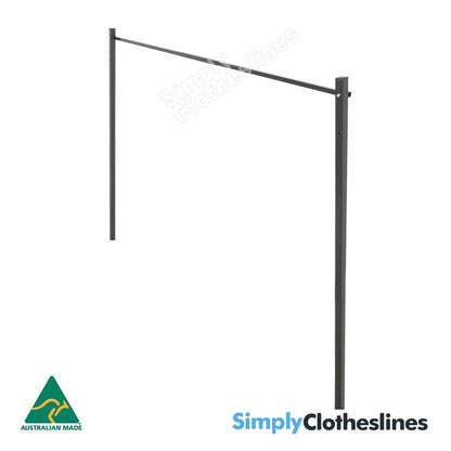 Air Dry Clothesline 2400 Ground Mount Kit - Simply Clotheslines