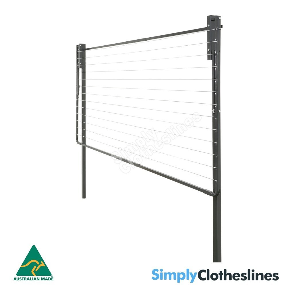 Air Dry Clothesline 2400 Ground Mount Kit - Simply Clotheslines