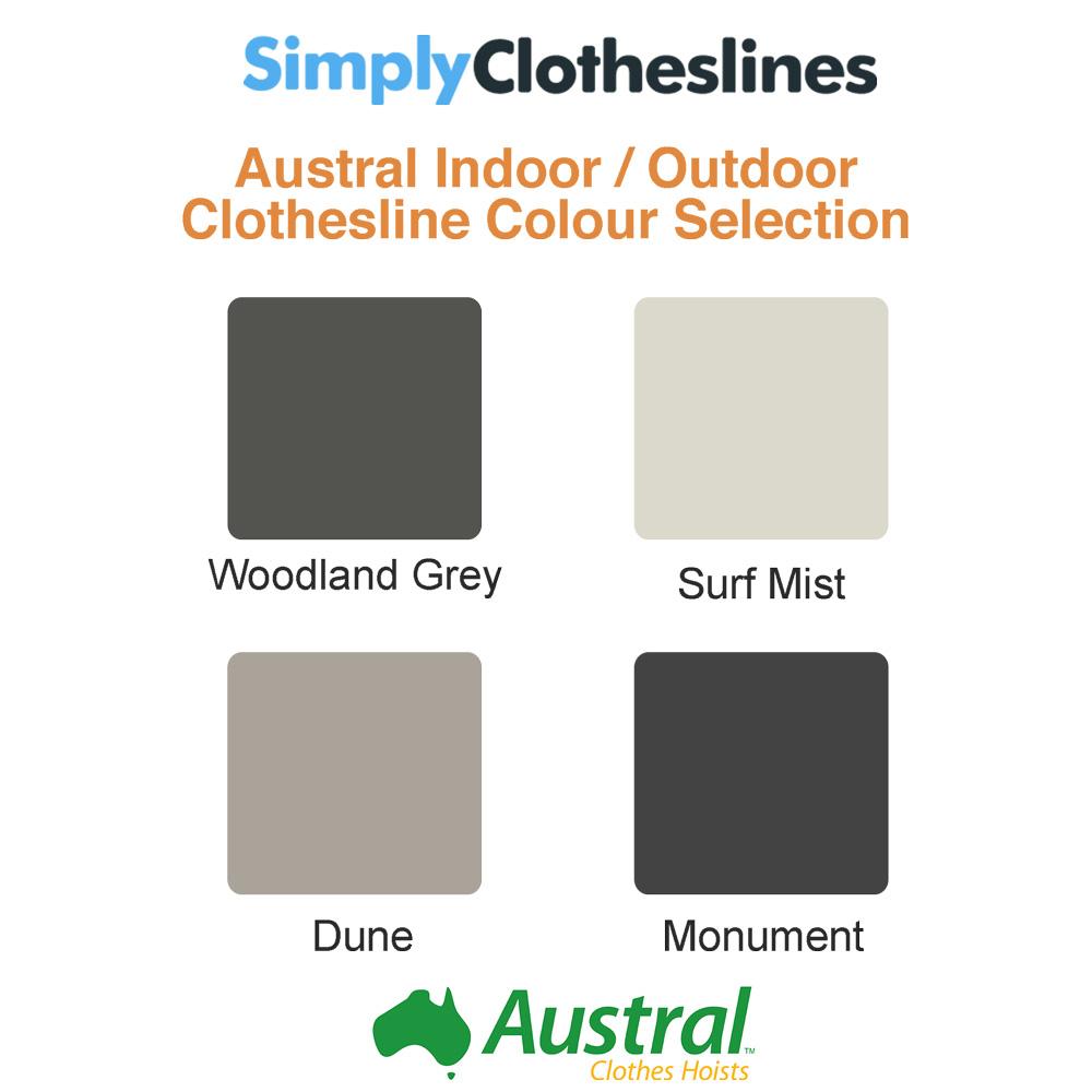 Austral Indoor Outdoor Wall Mounted Clothesline Perfect For