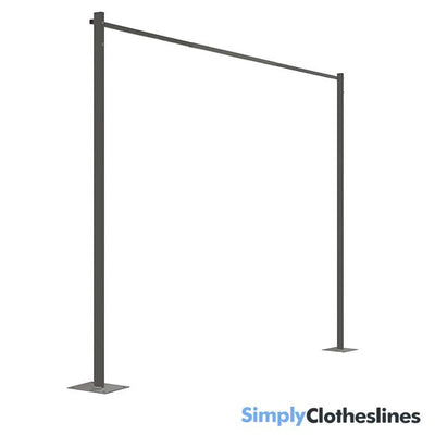 Austral Slenderline & Compact 39 Ground Mount Kit - Simply Clotheslines