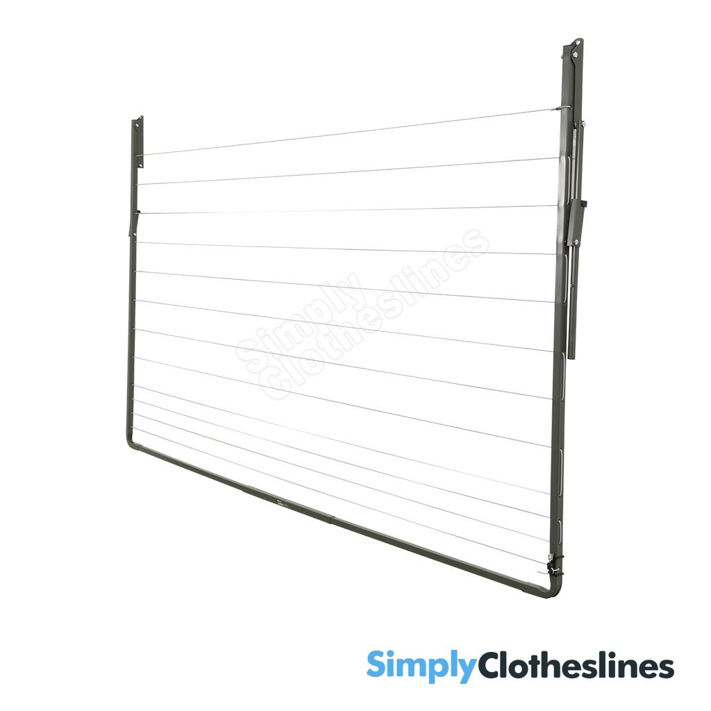 Austral Standard Folding Frame Clothesline Wall Mounted Simply