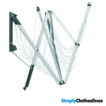 Brabantia WallFix Fold Away Clothesline & SS Cover - Simply Clotheslines