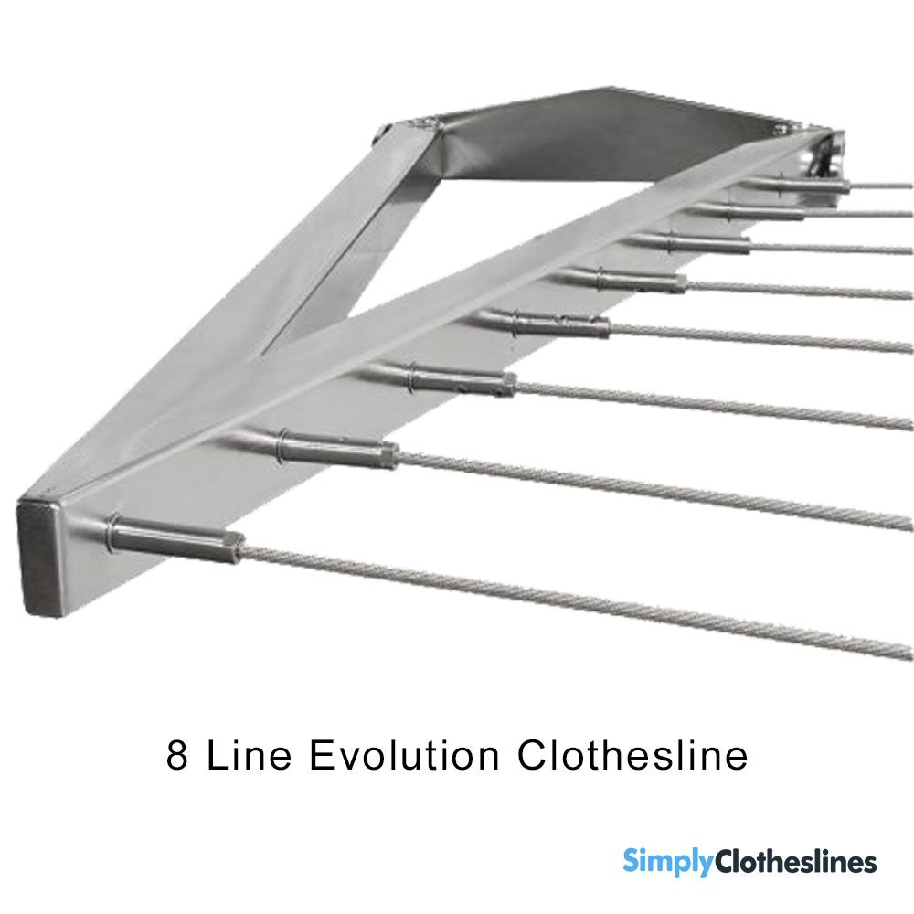 Evolution 316 Stainless Steel Clothesline - Simply Clotheslines