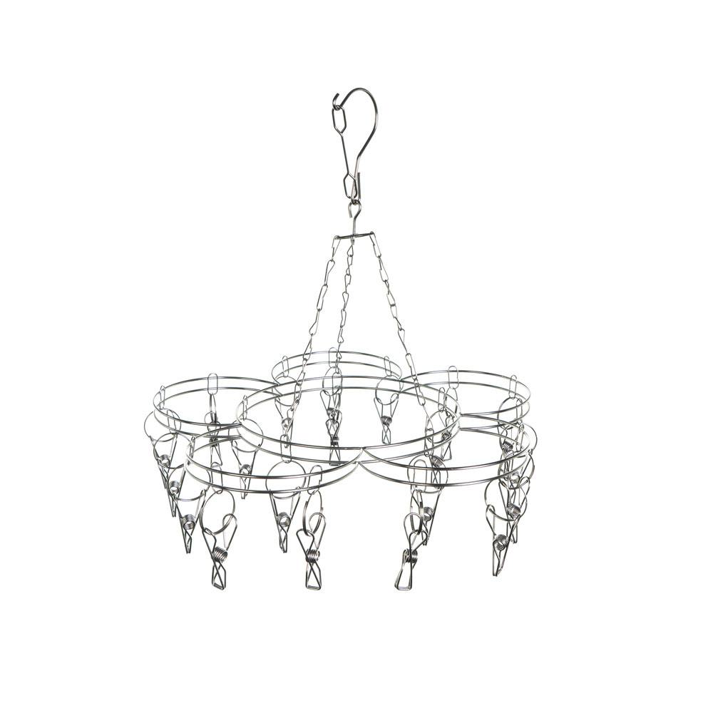 Flower Style ENVIRO Stainless Steel Hanger Including 20 Stainless Steel Pegs - Simply Clotheslines