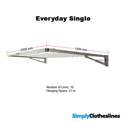 Hills Everyday Single Clothesline - Simply Clotheslines