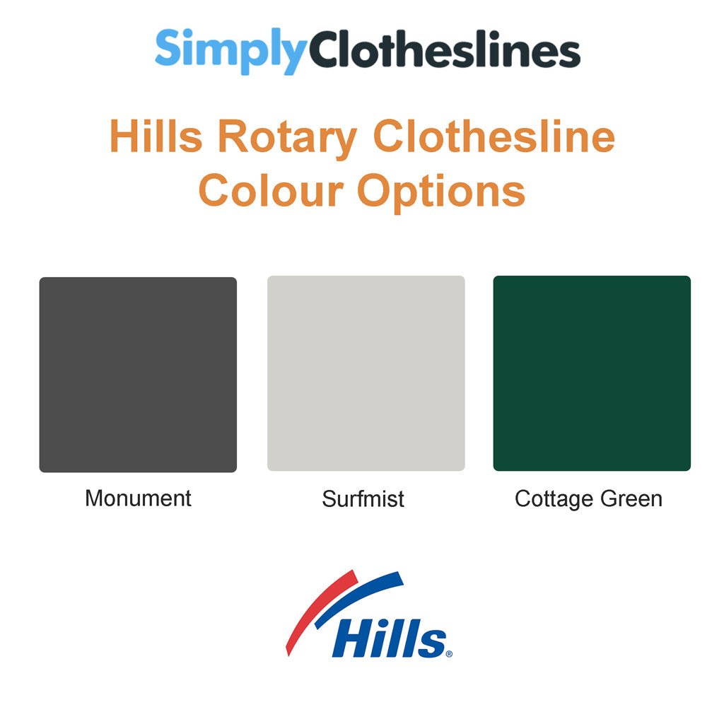 New Hills Hoist 8 Line Rotary Clothesline - Simply Clotheslines