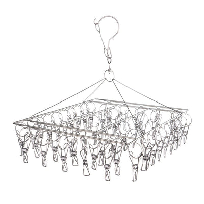 Rectangle ENVIRO Stainless Steel Hanger Including 50 Stainless Steel Pegs - Simply Clotheslines